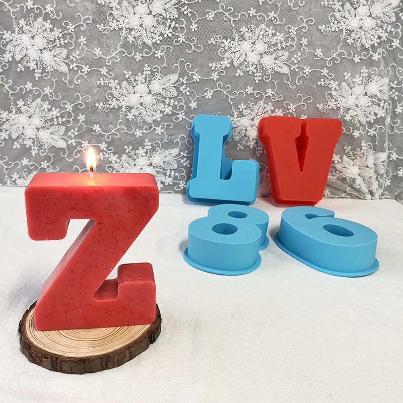 Custom 12CM Single Alphabet Letter Silicone Large Clear Resin Alphabet  Silicone Mold Molde Numeros de molde para pasteles Torta factory and  manufacturers